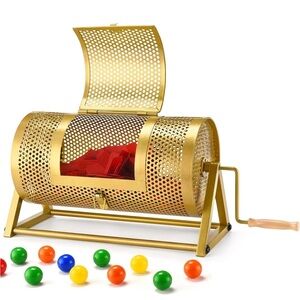 Gold Raffle ticket Ticket Drum/spinner